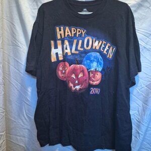 Halloween Pumpkin Patch Shirt 2010 Black Spooky Scary Moonlight  XL